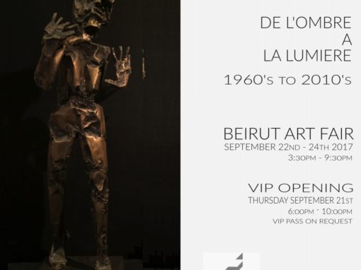 Invitation Giacomo de Pass Beirut Art Fair 2017